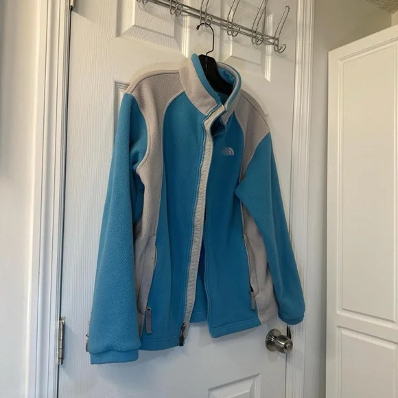 The North Face Blue & Gray Fleece Jacket - Picture 3 of 10